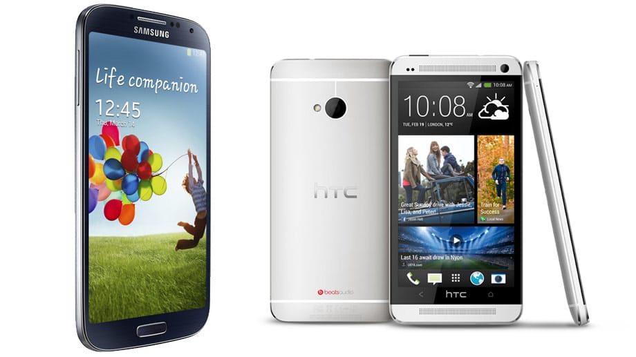 Samsung Galaxy S4 und HTC One