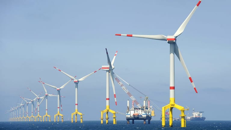 Bard 1 ist der größte deutsche Windpark auf See - jetzt ist die Anlage offiziell eröffnet worden