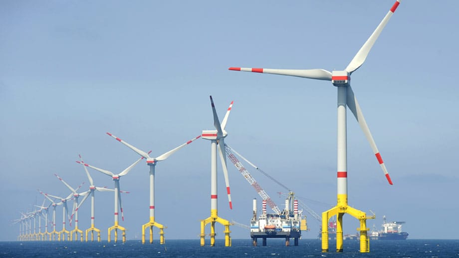 Bard 1 ist der größte deutsche Windpark auf See - jetzt ist die Anlage offiziell eröffnet worden