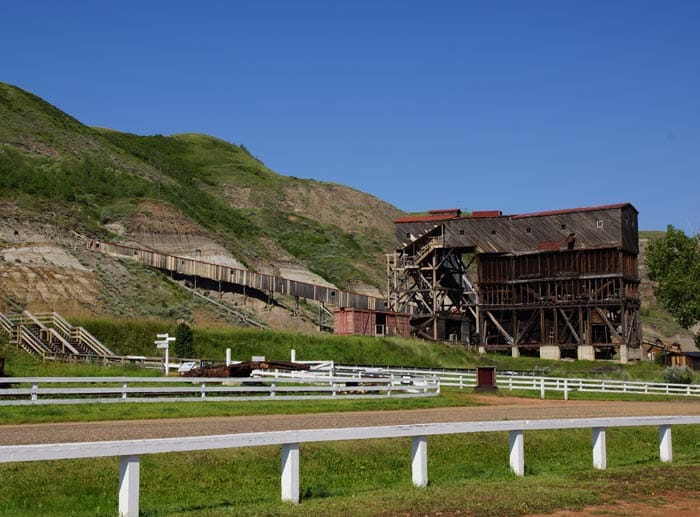 Die "Atlas Coal Mine" zeugt von Tagen, in denen in der Region Kohle abgebaut wurde.