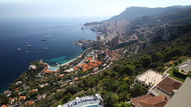 200 Meter über dem Meer thront das "Vista Palace" in Roquebrune-Cap-Martin an der Cote d´Azur.