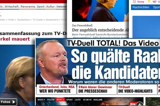 In der Presse wird das TV-Duell sehr unterschiedlich interpretiert