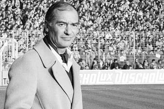 Pal Csernai, hier im Jahre 1982 als Trainer des FC Bayern