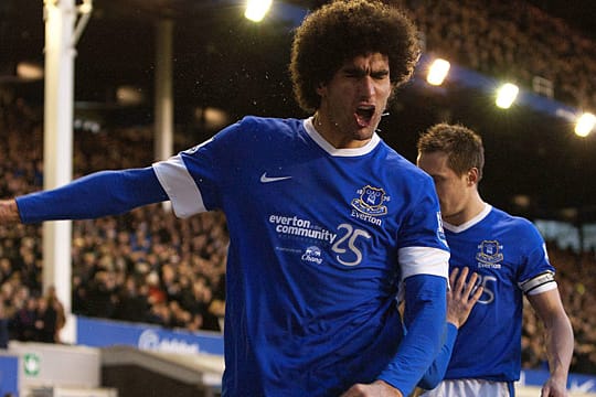 Marouane Fellaini jubelt bald für Manchester United.