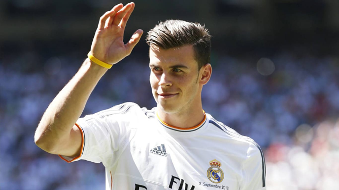 Hallo Madrid! Der ehemalige Londoner Gareth Bale ist wenig überraschend der teuerste Fußballspieler des Sommers 2013.
