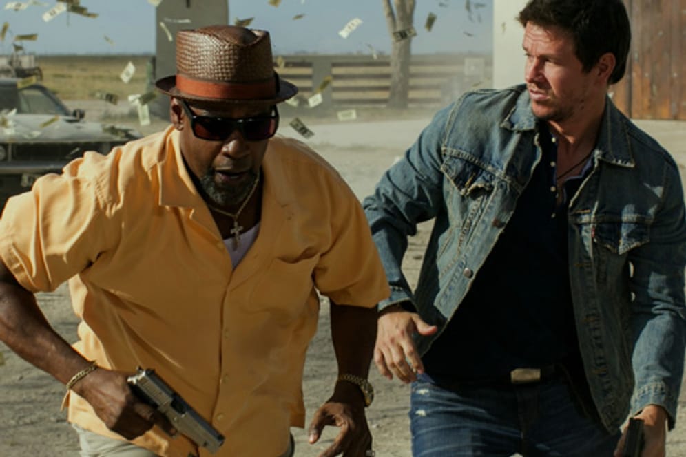 Mark Wahlberg und Denzel Washington in "2 Guns"
