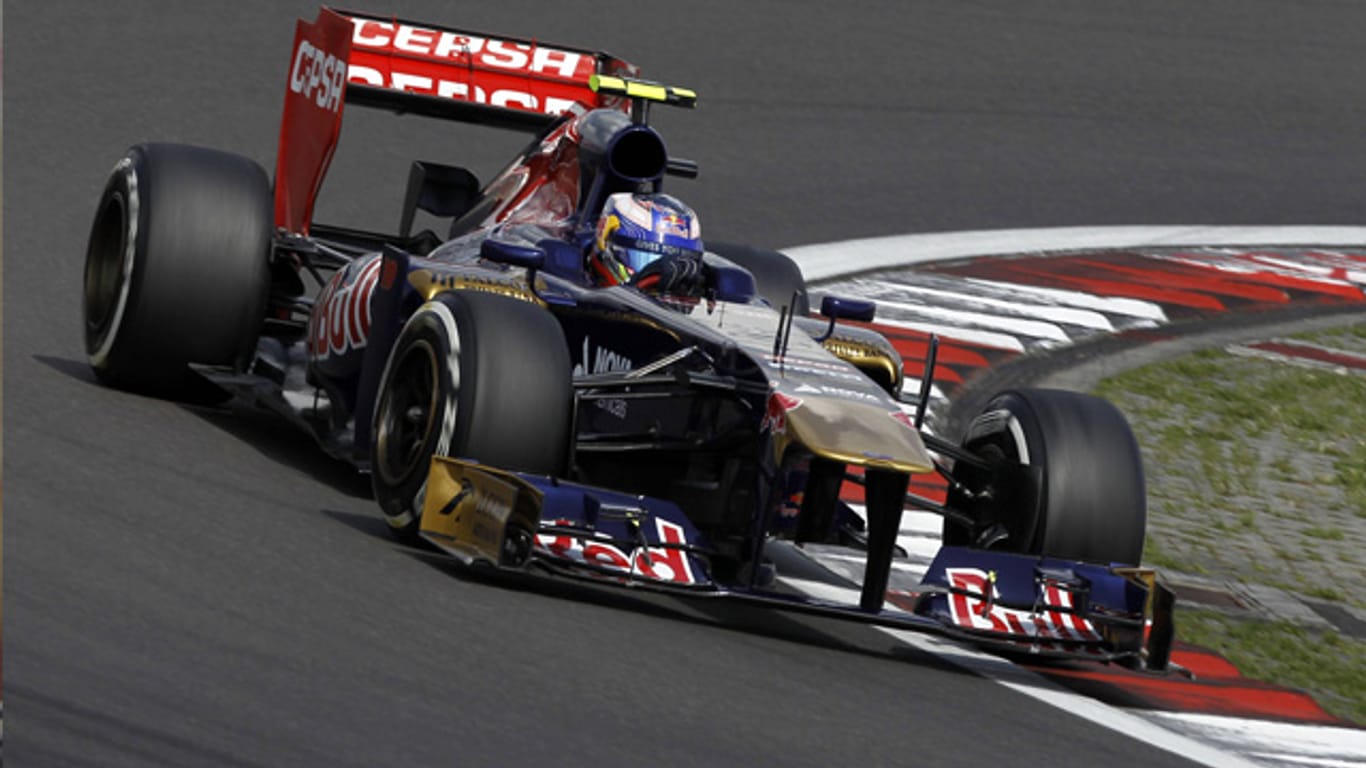Daniel Ricciardo, hier im Toro Rosso, fährt im nächsten Jahr für Red Bull.