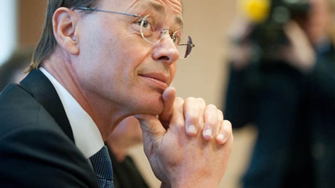 Thomas Middelhoff, ehemaliger Arcandor-Vorstandsvorsitzender, vor dem Landgericht Essen