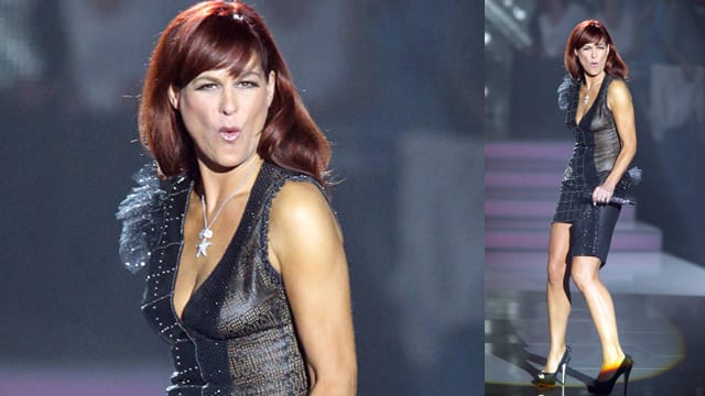 Andrea Berg kann sich Strapse und High Heels auch im Alter vorstellen.