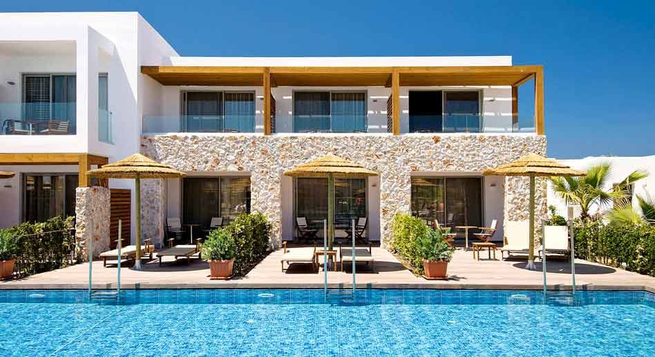 Das Fünf-Sterne-Hotel "Palazzo del Mare" feierte im Frühjahr 2009 Eröffnung und liegt im nordwestlichen Teil der griechischen Insel Kos. Es wurde als "Bester Newcomer" prämiert.