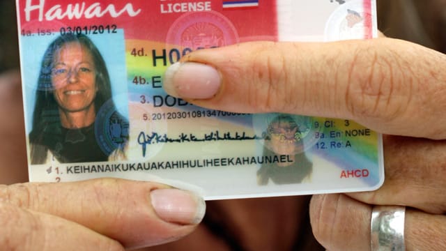 Hawaii, Führerschein Hawaii, Führerschein