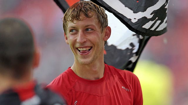 Stürmer Stefan Kießling ist Gesicht und Herz von Bayer Leverkusen.