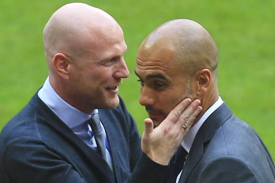 Gleiche Frisur, gleiche Ansichten: Matthias Sammer und Pep Guardiola (re.) verstehen sich.
