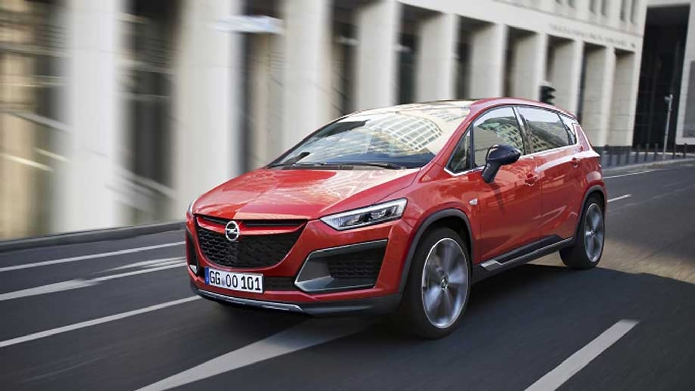 So könnte der Zafira-Nachfolger Opel Activa aussehen. Er soll in Frankreich vom Band laufen.