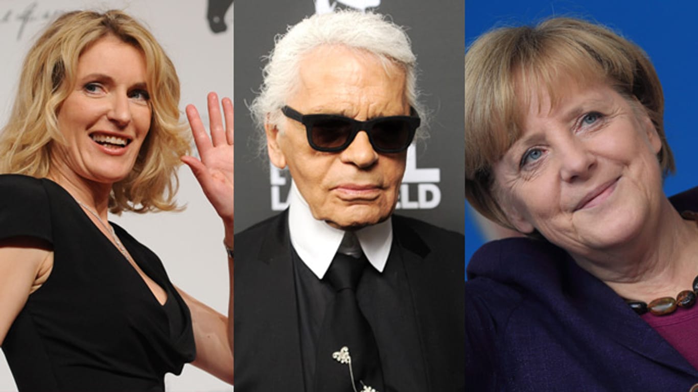Maria Furtwängler, Karl Lagerfeld und Angela Merkel werden sehr gerne zu High Society-Events eingeladen.