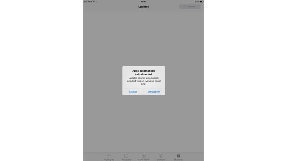 iOS 7 bietet die Möglichkeit, Updates für Apps automatisch laden zu lassen.