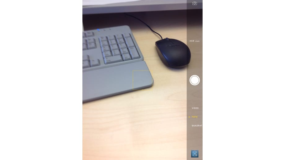 Kamera-App unter iOS 7