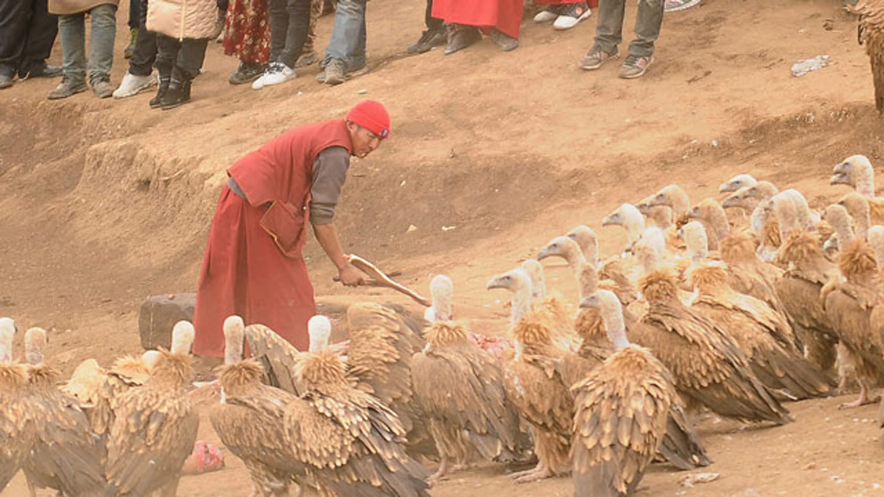 Himmelsbestattungen in Tibet