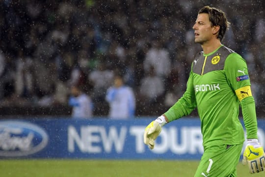 Roman Weidenfeller war nach seinem Platzverweis in Neapel sichtlich frustriert.