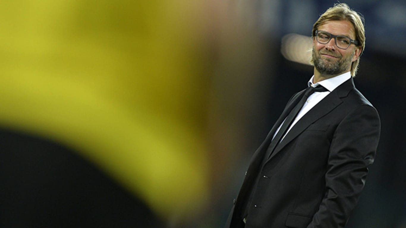 Dortmunds Trainer Jürgen Klopp wurde in Neapel aus dem Innenraum verwiesen.