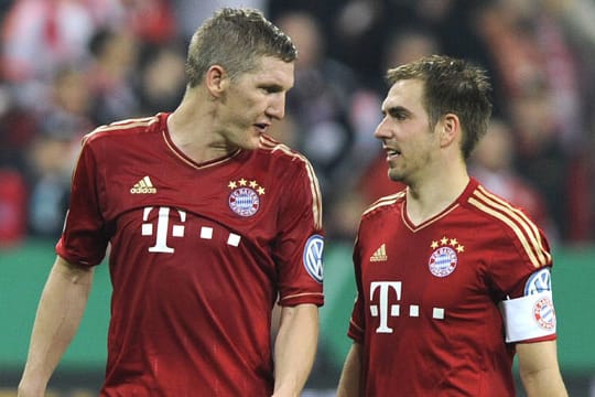 Der alte und der neue Sechser? Bastian Schweinsteiger (li.) und Philipp Lahm.