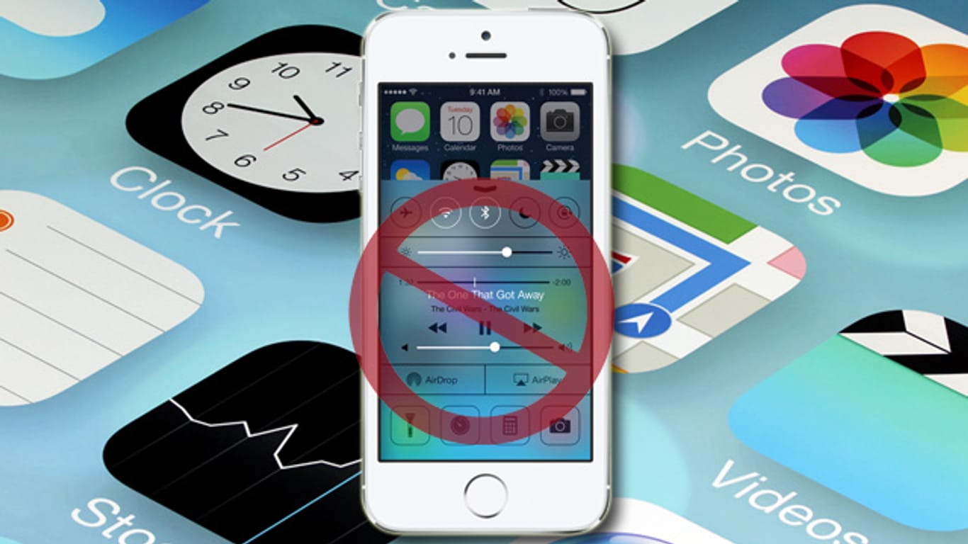 Über das Kontrollzentrum von iOS 7 lässt sich der Sperrbildschirm mit einem einfachen Trick aushebeln.