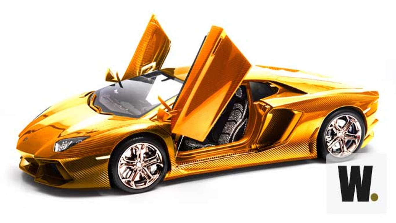 Robert Gülpen fertigt vom Lamborghini Aventador eine Millionen-Miniatur
