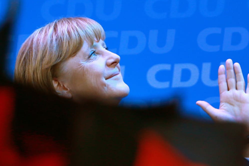Triumphaler Erfolg für Angela Merkel