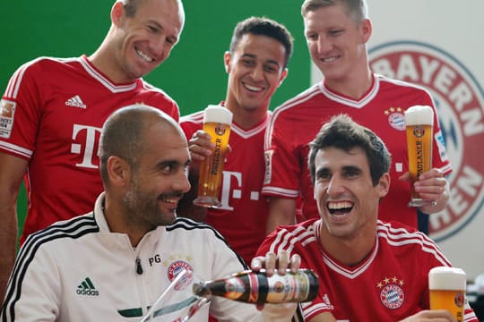 Pep Guardiola fühlt sich in seiner neuen Umgebung sichtlich wohl.