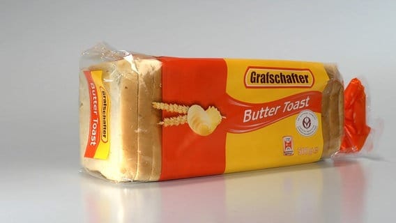 Toastbrot: Der Grafschafter Buttertoast liegt nur knapp hinter dem Golden Toast auf Platz zwei.