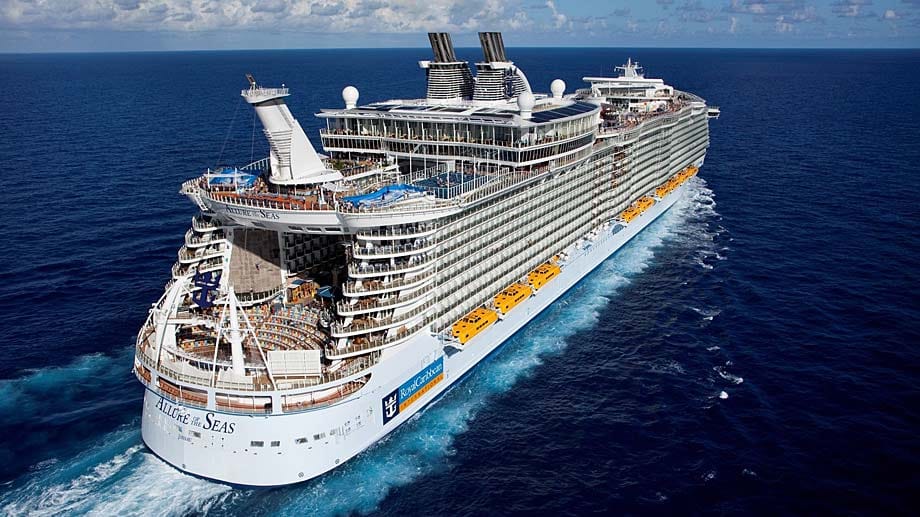 Nur noch bis 2016 größtes Kreuzfahrtschiff: Die "Allure of the Seas" bekommt eine große Schwester