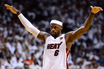 Superstar LeBron Jamens spielt seit 2010 den Miami Heat und holte mit dem Team bereits zwei Titel.