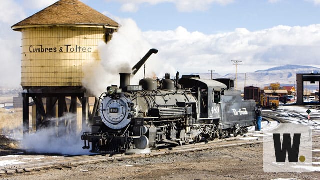 Die Eisenbahn eroberte Nordamerika.