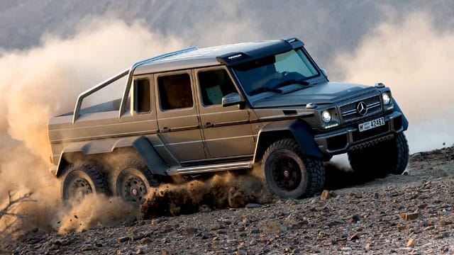 Mercedes G 63 AMG 6x6: Geländemonster auf sechs Rädern