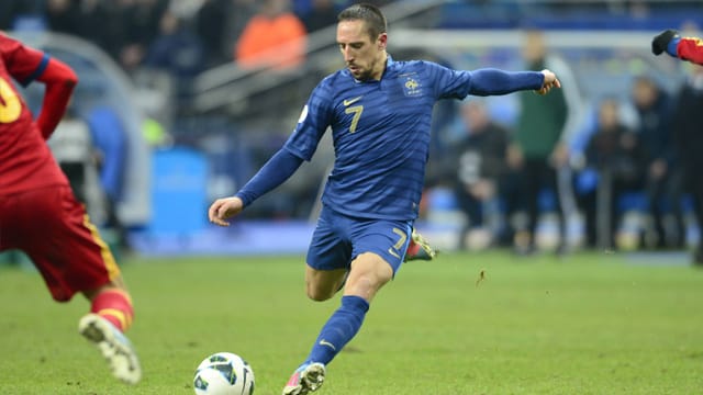 Frank Ribéry kommt bei den Franzosen nicht besonders gut an.