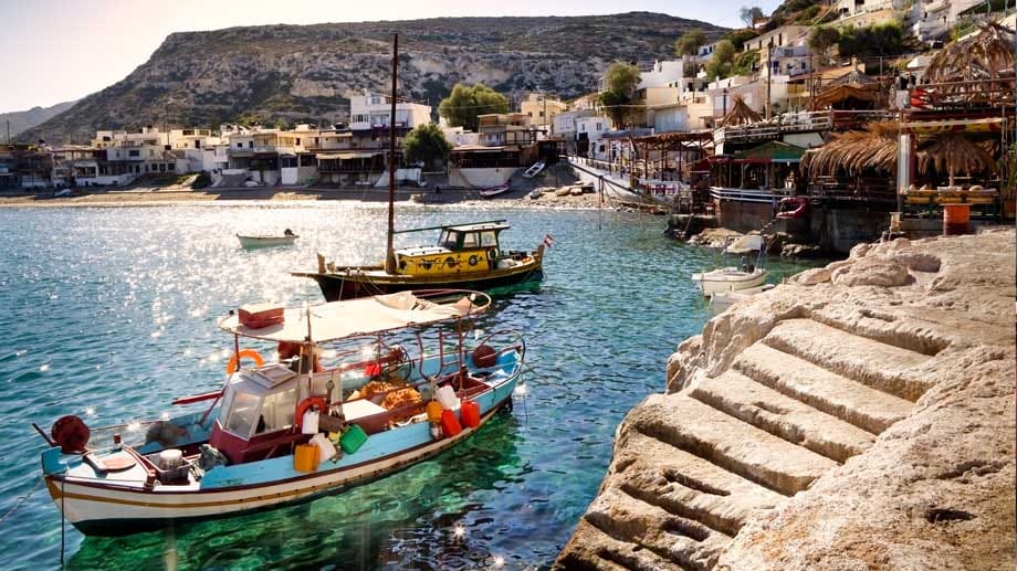 In Kreta sind Meer und Luft noch bis November schön warm.
