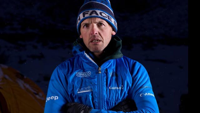 Simone Moro am Nanga Parbat 2012.