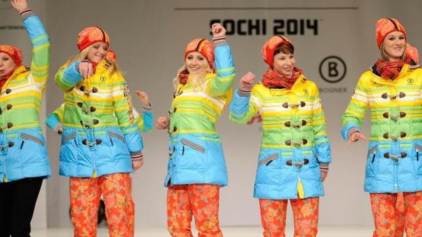 Die deutsche Olympia- und Paralympics-Mannschaft bekommt eine farbenfrohe Kollektion für Sotschi.
