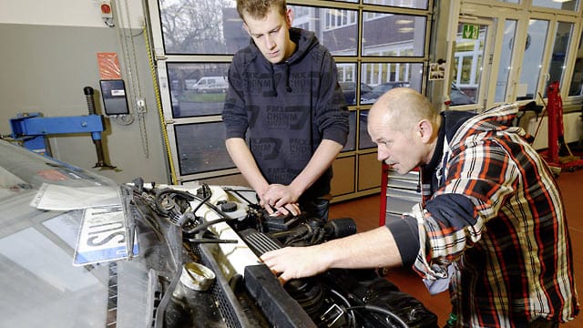 Ein KfZ-Ausbildungsbetrieb in Siegburg