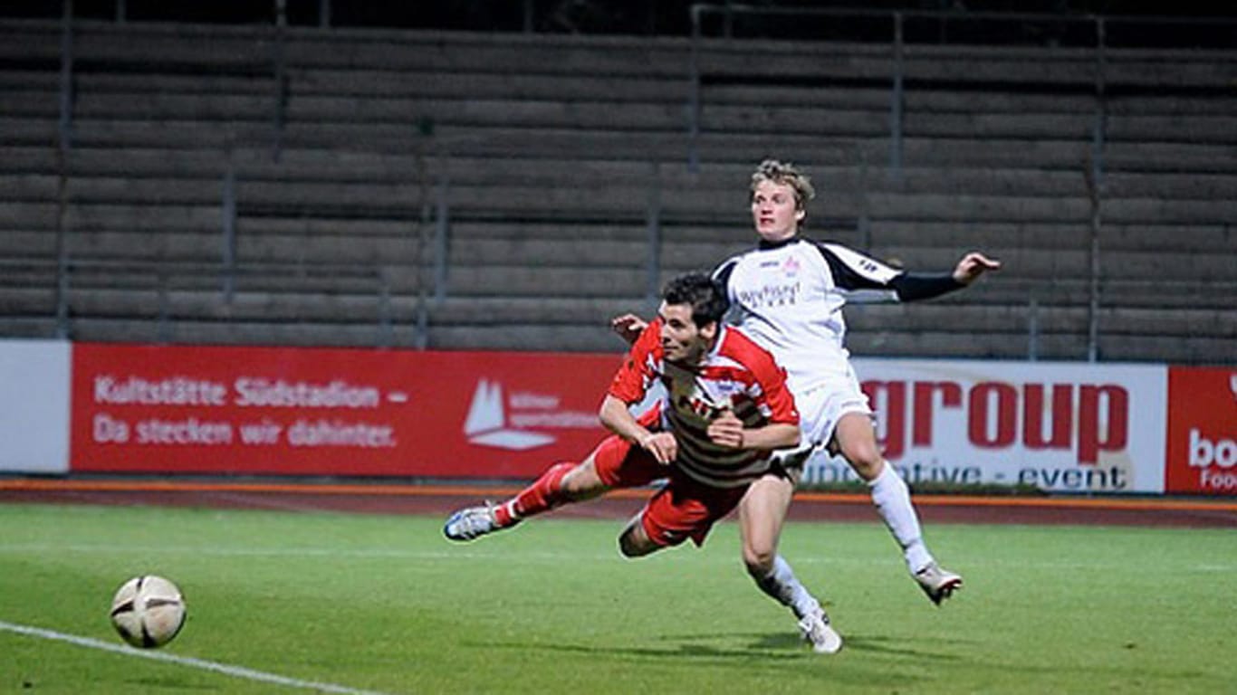 Vor seiner Rückkehr zum GFC Düren war Kevin Kruth für Fortuna Köln in der Regionalliga im Einsatz.