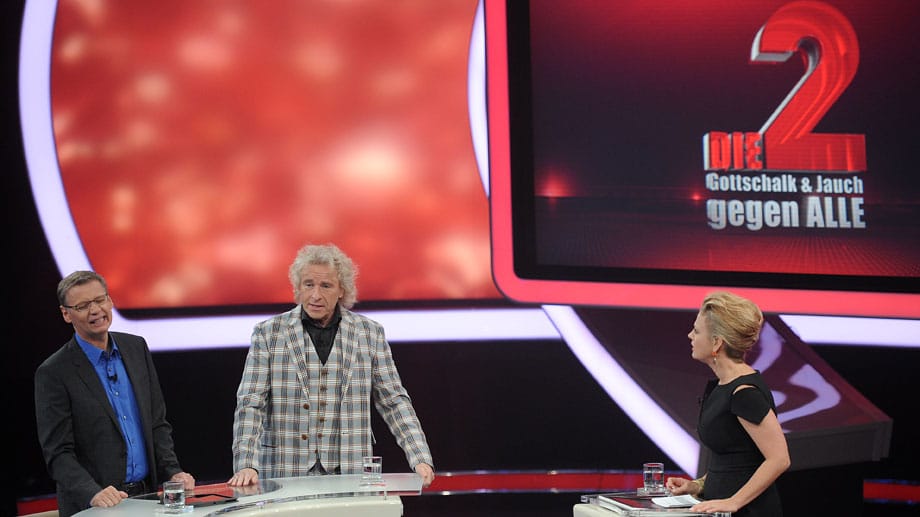 Am 7. Oktober lief die zweite Ausgabe der RTL-Spielshow "Die 2" mit Günther Jauch und Thomas Gottschalk. Moderiert wurde wieder von Barbara Schöneberger.