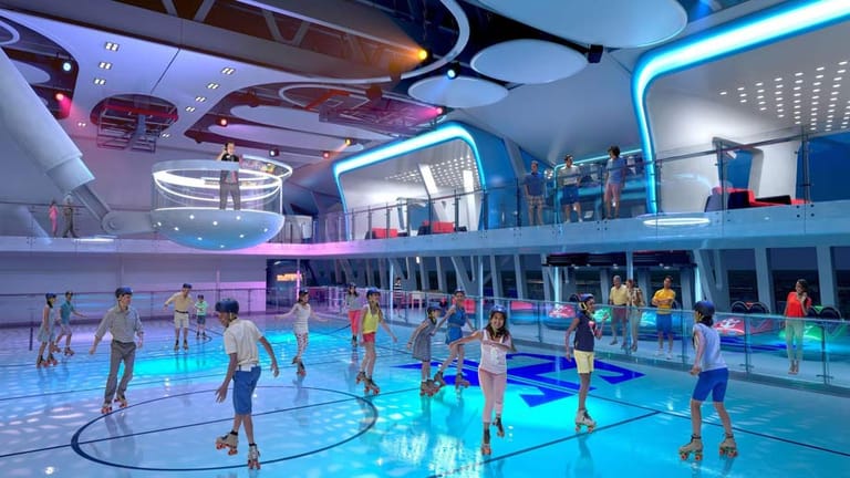 "Seaplex" nennt sich eine Indoorsporthalle, die sich in Windeseile von der Basketball- und Rollschuharena in eine Zirkusschule, einen Autoscooter und eine Tanzfläche samt luftiger Glasgondel für den DJ verwandeln lässt.