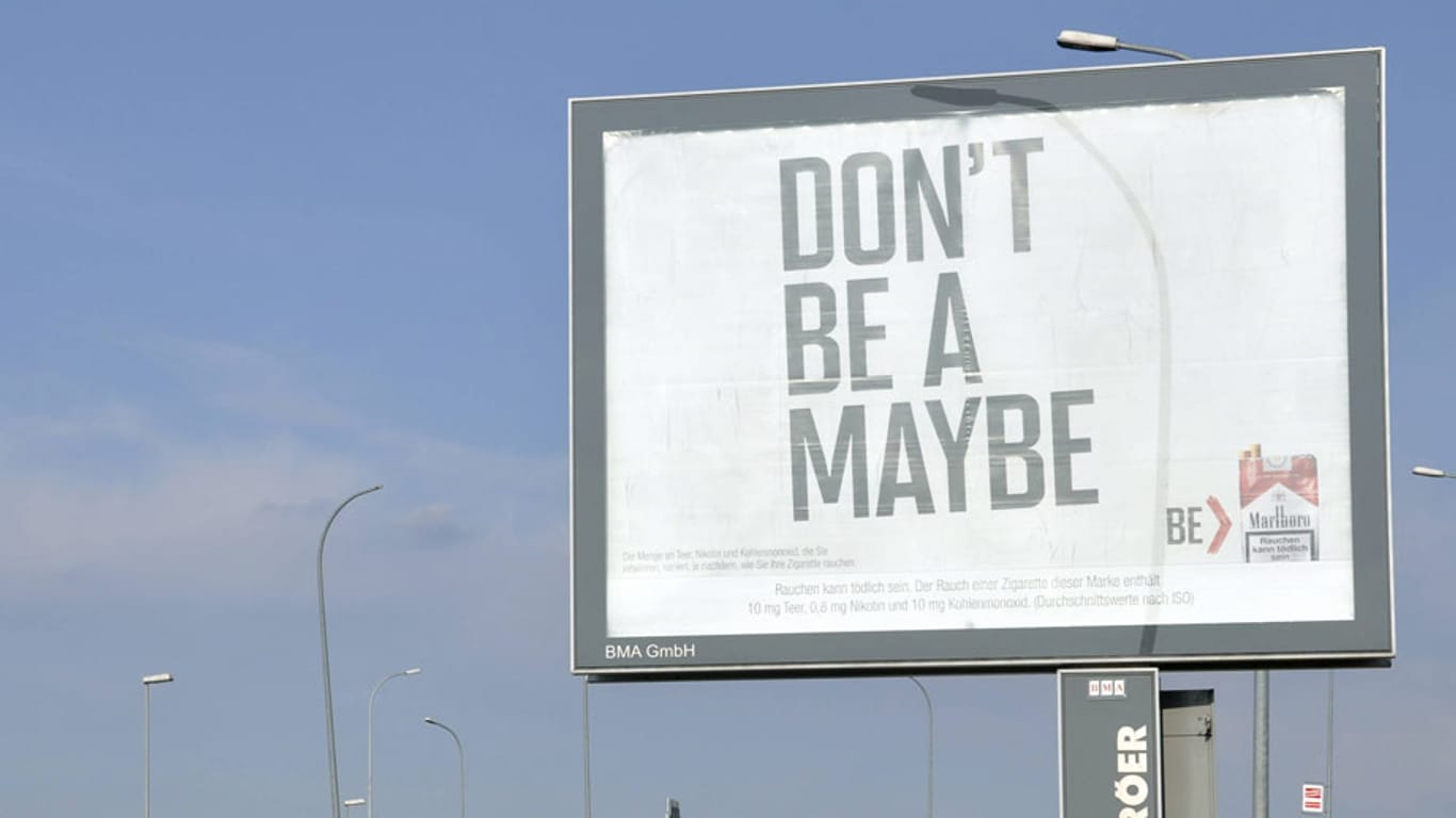 Die "May be"-Werbung für Marlboro spricht vor allem junge Menschen an
