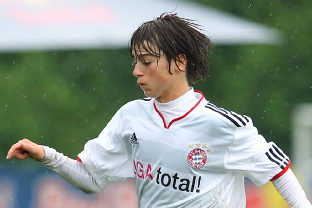 Mehmet Scholls Sohn Lucas spielt schon seit der frühen Jugend für den FC Bayern.