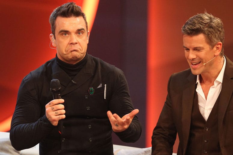 Robbie Williams war im November 2012 zu Gast bei "Wetten, dass..?".