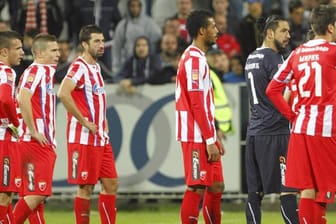 Die Spieler von Roter Stern Belgrad erleben eine böse Überraschung.