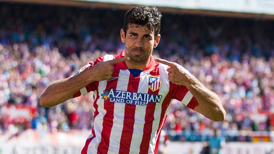 Diego Costa erzielte für Atlético Madrid in den ersten acht Saisonspielen zehn Tore.