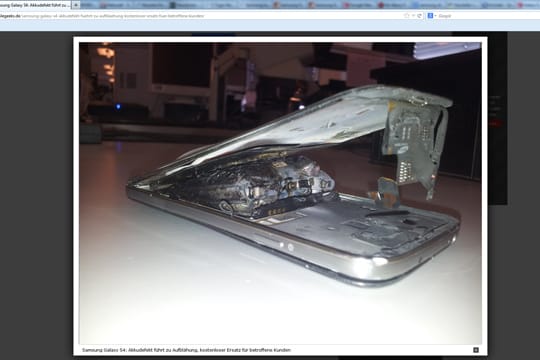 Berichten zufolge haben manche Akkus des Galaxy S4 einen Defekt, sodass sie sich aufblähen. Betroffene erhalten eine neue Batterie.