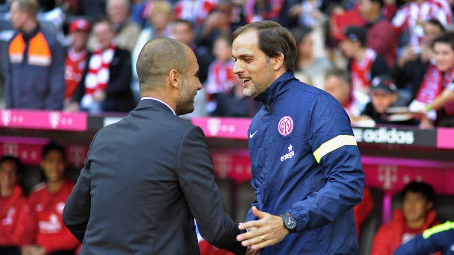 Top-Trainer auf Augenhöhe: Pep Guardiola (li.) und Thomas Tuchel.