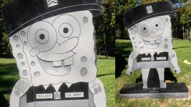 Cincinatti, SpongeBob-Grabstein